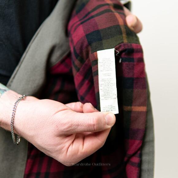 Vintage 90s L.L. Bean Canvas Forest Green Barn Jacket - XL - Picture 14 of 14